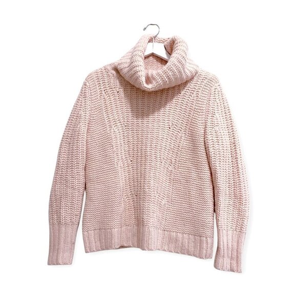 Banana Republic sweater, mixed knit turtleneck sweater Size S - Picture 1 of 9